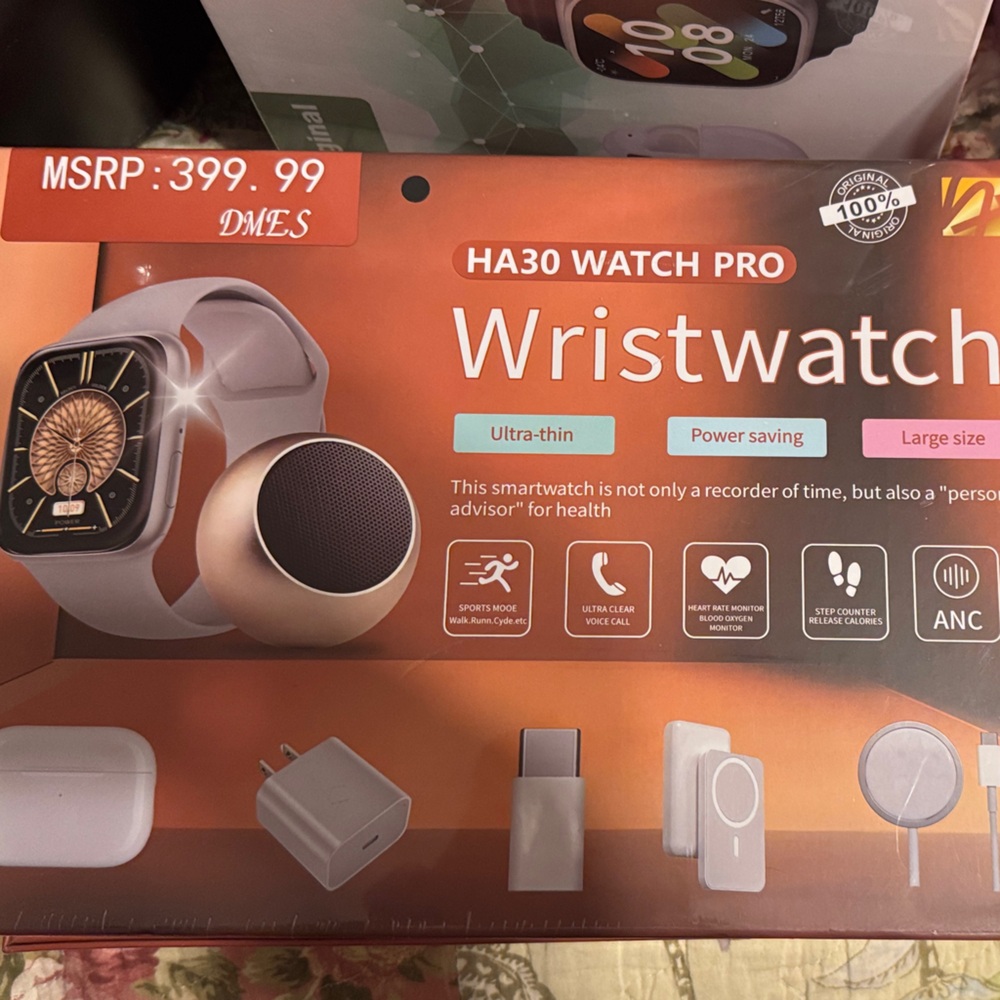HA30Watch Pro Smart Watch Bundle Fitness Tracker‎ Bluetooth Call Heart Rate NEW - Picture 4 of 4